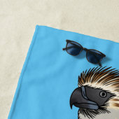 Philippinischer Adler-Cartoon Strandtuch (Beispiel)