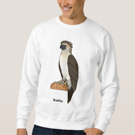 Philippinischer Adler-Cartoon Sweatshirt (Vorderseite)