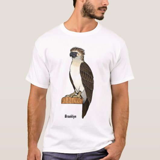 Philippinischer Adler-Cartoon T-Shirt (Vorderseite)