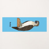 Philippinischer Adler-Cartoon Yogamatte (Rückseite (Horizontal))