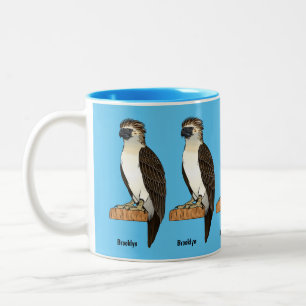 Philippinischer Adler-Cartoon Zweifarbige Tasse