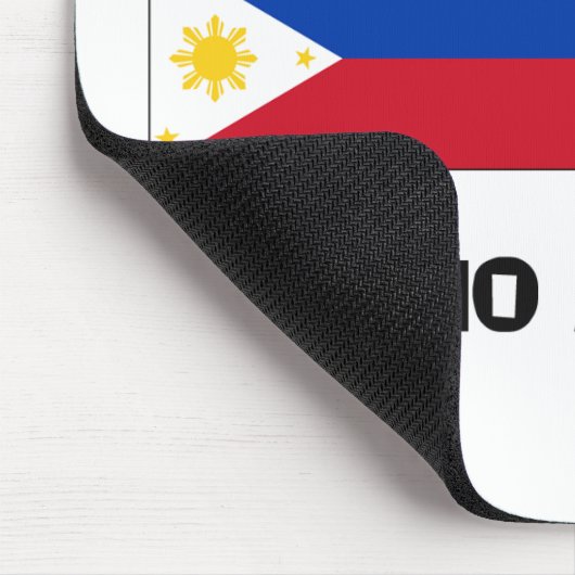 philippinischer Amerikaner Mousepad (Ecke)
