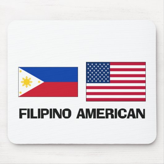 philippinischer Amerikaner Mousepad (Vorne)