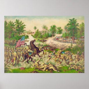 Philippinischer amerikanischer Kriegs-Kampf von Poster