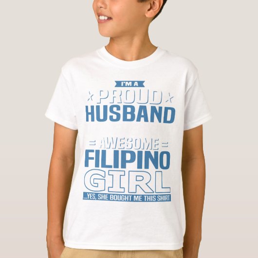 Philippinischer Ehemann T-Shirt (Vorderseite)