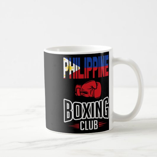 Philippinischer Flaggenboxing Kaffeetasse (Rechts)