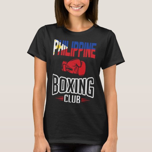 Philippinischer Flaggenboxing T-Shirt (Vorderseite)