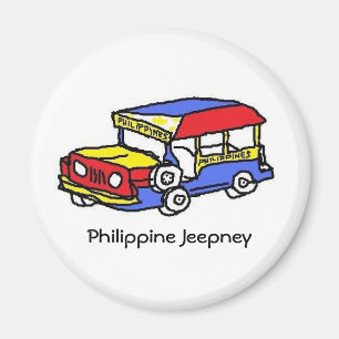 Philippinischer Jeepney Magnet