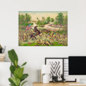 Philippinischer Kampf gegen Quingua 1899 Poster (Heimbüro)