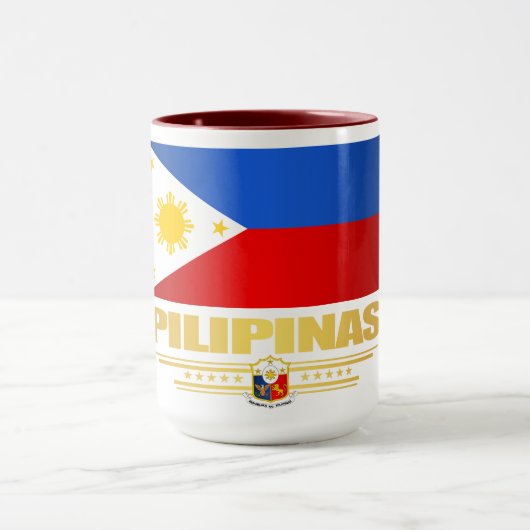 ‚philippinischer Pride‘ Tasse (Zentrum)