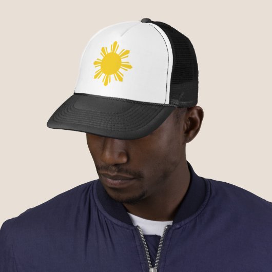 Philippinischer Sun, Pinoy Sun, Filipino Sun Truckerkappe (Beispiel)