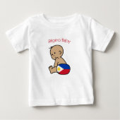 Philippinisches Baby Baby T-shirt (Vorderseite)