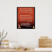 Philippinisches Christliches Poster (Küche)