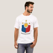 philippinisches Emblem T-Shirt (Vorne ganz)