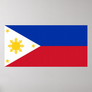 philippinisches Fahnenposter Poster