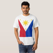 Philippinisches Flaggen-Shirt T-Shirt (Vorne ganz)