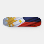 Philippinisches Flaggen-Skateboard Skateboard (Horizontal)