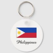 philippinisches Flaggendesign Schlüsselanhänger (Vorderseite)