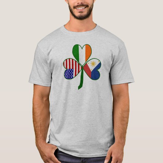Philippinisches Kleeblatt T-Shirt (Vorderseite)