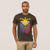 Philippinisches Symbol - Digital Pinoy T-Shirt (Vorne ganz)