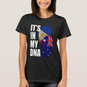 philippinisches und australisches Mix-DNA-Flaggeng T-Shirt