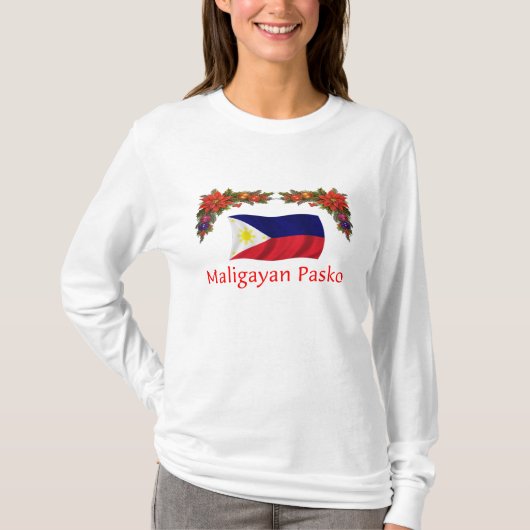 Philippinisches Weihnachten T-Shirt (Vorderseite)