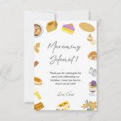 Philippino Danke, dass Card Philippines Food Theme Dankeskarte (Vorderseite)