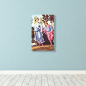 Philippino Lippi - Tobias und der Engel Leinwanddruck (Insitu (Holzboden))