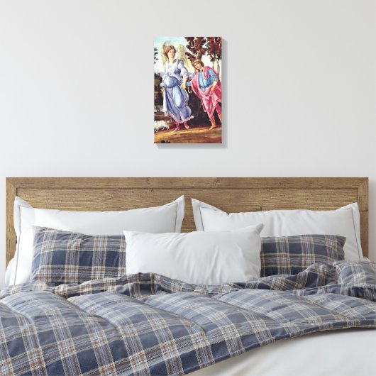 Philippino Lippi - Tobias und der Engel Leinwanddruck (Insitu (Schlafzimmer))