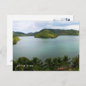 Philippinsel Postkarte (Vorne/Hinten)