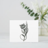 Philipppine Tarsier schukina Postkarte (Stehend Vorderseite)