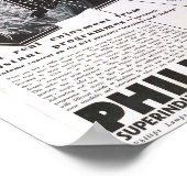 Philips 1934 Radio-Retro-Werbung Poster (Ecke)