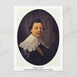 Philips Lukasz von Rembrandt Harmenszoon Van Rijn Postkarte
