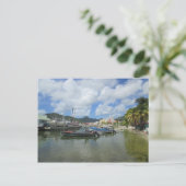 Philipsburg Harbour St. Maarten Postkarte (Stehend Vorderseite)