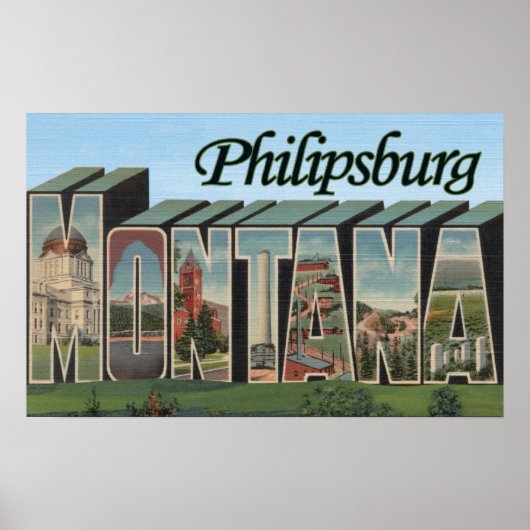 Philipsburg, Montana Poster (Vorne)