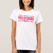 PHILIPSBURG MONTANA Stars & Streifen T-Shirt (Vorderseite)