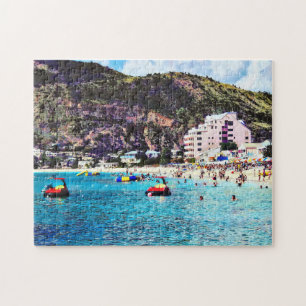 Philipsburg Sint Maarten Beach Puzzle