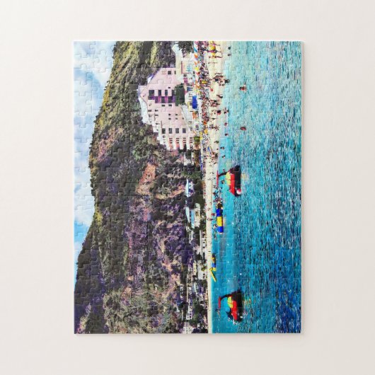Philipsburg Sint Maarten Beach Puzzle (Vertikal)