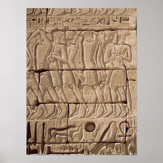 Philistine prisoners being led away poster (Vorne)