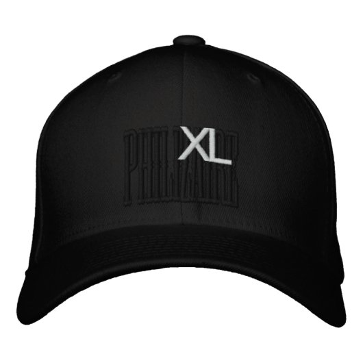 Philizaire XL Hat Bestickte Kappe (Vorderseite)