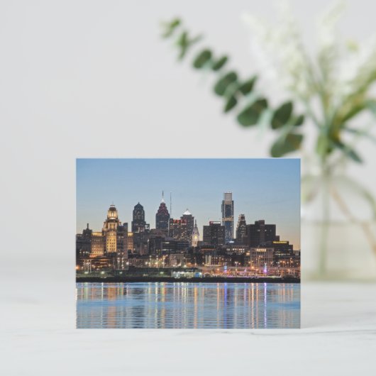 Phillicher Sonnenuntergang Postkarte (Stehend Vorderseite)