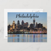 Phillicher Sonnenuntergang Postkarte (Vorne/Hinten)