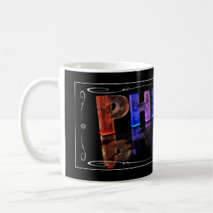 Phillip - der NamensPhillip in 3D beleuchtet Kaffeetasse