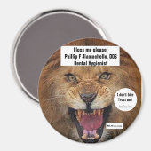 Phillip F. Jiamachello DDS Zahnhygiene Magnet (Vorderseite/Rückseite)