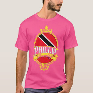 Phillip Family Trinidad und Tobago Flag T-Shirt