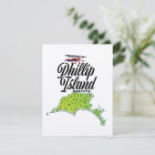 Phillip Island Australia-Karte (Stehend Vorderseite)