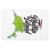 Phillip Island Australia-Karte Magnet (Horizontal)