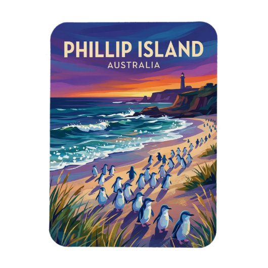 Phillip Island Australien Magnet (Vertikal)