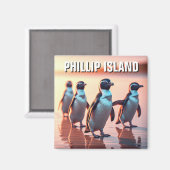 Phillip Island Australien Magnet (Vorderseite/Rückseite)