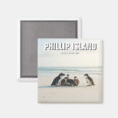 Phillip Island Australien Magnet (Vorderseite/Rückseite)